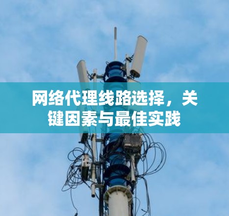 网络代理线路选择，关键因素与最佳实践