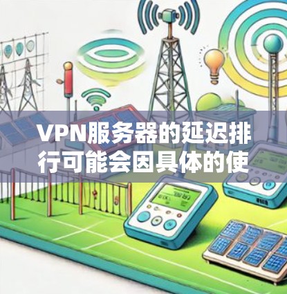 VPN服务器的延迟排行可能会因具体的使用场景、服务器位置、网络环境等因素而有所不同。以下是一些常见的因素和方法，帮助你比较和选择最适合的VPN服务器