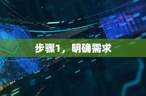 步骤1，明确需求