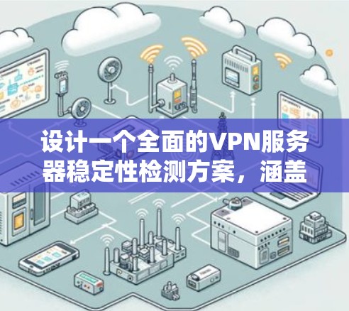 设计一个全面的VPN服务器稳定性检测方案,涵盖多个关键方面,确保服务器在各种条件下的稳定性和可靠性。以下是详细的步骤和建议 设计一个全面的VPN服务器稳定性检测方案,涵盖多个关键方面,确保服务器在各种条件下的稳定性和可靠性。以下是详细的步骤和建议