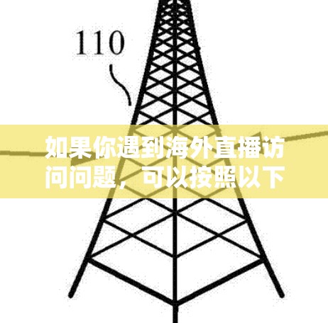 如果你遇到海外直播访问问题,可以按照以下步骤逐步排查和解决 如果你遇到海外直播访问问题,可以按照以下步骤逐步排查和解决